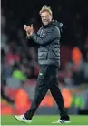  ??  ?? JURGEN KLOPP: To see him on the touchlines ...