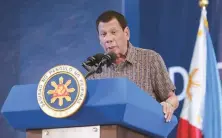  ?? AP ?? Earlier, Duterte said he would give the US a month to restore Dela Rosa’s visa.