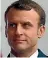  ??  ?? Emmanuel Macron