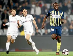  ?? GETTY IMAGES ?? Confusion surrounds reports Usain Bolt has been offered an A-League contract by the Central Coast Mariners.