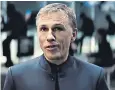  ??  ?? Christoph Waltz’s villain appears in the trailer dressed in Blofeld-style clothing