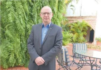  ?? JUSTO FELIZ ?? Stanislas Dehaene, en su reciente visita a la República Dominicana.