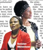  ??  ?? Busisiwe Mkhwebane Thuli Madonsela