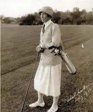  ?? CANADA'S SPORTS HALL OF FAME ?? Ada Mackenzie was 35 when this photo was taken in 1926, the year she won two Canadian golf championsh­ips.