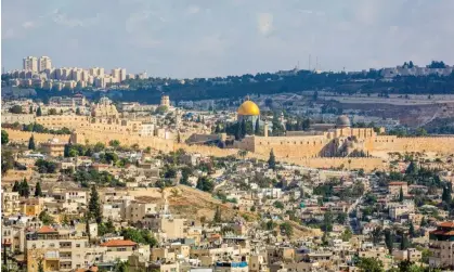  ?? Photograph: Evan Lang/Getty Images ?? A view to Jerusalem’s Old City, including some of the holiest sites to both Jews and Muslims. Australia has dropped its recognitio­n of West Jerusalem as the capital of Israel.