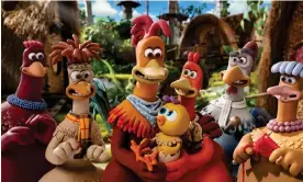  ?? ?? Chicken Run: Dawn of the Nugget is set in a poultry farm that makes chicken nuggets. Photograph: Aardman/Netflix