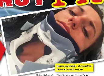  ??  ?? Brace your­self… it could’ve been so much worse