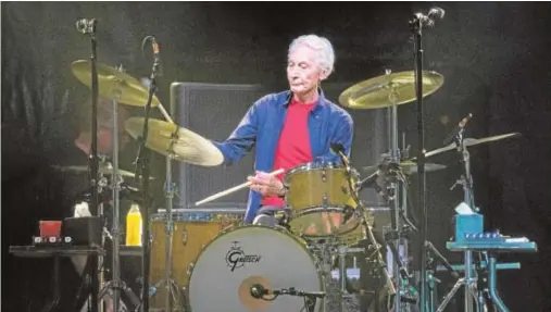  ?? // AFP ?? Charlie Watts, durante un concierto de los Stones en 2019 en Houston (Texas)