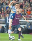  ??  ?? Iniesta, en su partido 674 FOTO: MORATA