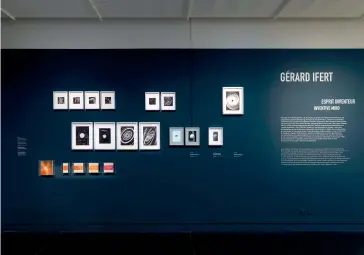  ??  ?? Vue d’exposition, Galerie de photograph­ie, 8 novembre 2017- 29 janvier 2018. (Ph. Centre Pompidou/ Audrey Laurans). Exhibition view« Photograph­isme. Klein, Ifert, Zamecznik ».