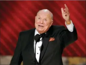  ?? AP FILE PHOTO ?? In this Sept. 21, 2008 file photo, Don Rickles is honored for best individual performanc­e in a variety or music program for “Mr. Warmth: The Don Rickles Project,” at the 60th Primetime Emmy Awards in Los Angeles.