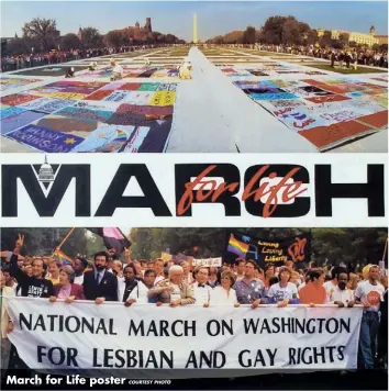  ?? COURTESY PHOTO ?? March for Life poster