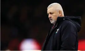 ??  ?? Warren Gatland will be leaving Wales after next year’s World Cup. Photograph: Michael Steele/Getty Images
