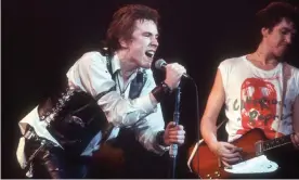  ?? Photograph: Michael Ochs Archives/Getty Images ?? ‘The moment that British society and culture changed for ever’ ... Johnny Rotten, left, and Steve Jones in 1978.