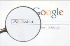  ??  ?? A Google search page is seen through a magnifying glass in this photo illustrati­on taken in Berlin. — Reuters photo