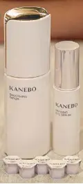  ?? Photo by JUN MENDOZA ?? Smooth operators: Kanebo Smoothing Serum, Refining Eye Serum and powder facial wash