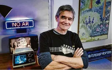  ?? Fábio Rocha/Globo ?? Retrato do apresentad­or Serginho Groisman em sua casa, em SP