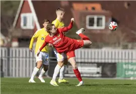  ?? ?? Torslanda hade två skott på mål under hela matchen.