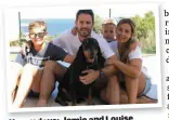  ??  ?? Jamie and Louise Happy days: their children Redknapp with