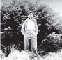  ?? PHOTO: SUPPLIED ?? The loneliest tree in the world . . . Robert Stanley stands in front of the spruce in the early 1950s.