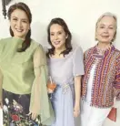  ?? ?? Michelle Tiangco, Ana Lorenzana-De Ocampo, Margie Moran-Floirendo