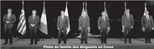  ?? Photo de famille des dirigeants en Corse ??