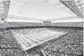  ?? SUN LIFE STADIUM RENDERING/COURTESY PHOTO ?? With the cost of new stadium constructi­on running well over $1 billion, and rising rapidly, the NFL will be pushing harder for tax dollars to help with the burden.