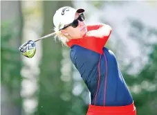  ??  ?? Nicole Broch Larsen will take a one-shot lead into the weekend at the Canadian Pacific Women's Open. - AFP photo