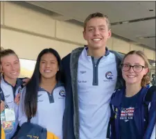  ?? Courtesy photo ?? Seven swimmers from Canyons Aquatic Club have earned recognitio­n as members of the USA Swimming Scholastic All America Team.