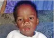  ??  ?? THE body of murdered one-year-old Orderick Lucas was found dumped in a drain.