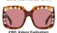  ??  ?? £180, No.21 x Linda Farrow £180, Kaleos Eyehunters