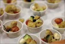  ?? ?? A dish called Panzanella with a Pop was made by William Poiesz, 10, a fifth grader at Booksin Elementary.