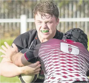  ?? Ian Moss ?? Tom O’Neill put in a fine performanc­e in a losing cause for Widnes in last Saturday afternoon’s clash with Bowdon.