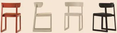  ?? ?? minimalist­a. Sopra, sedia En in legno di acero, firmata dalla danese Cecilie Manz per Maruni, azienda che si avvale della direzione creativa di Naoto Fukasawa