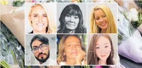  ?? Photo / NZ Herald ?? The victims of Saturday’s Bondi stabbing tragedy.