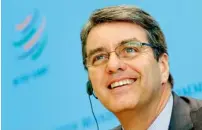  ?? Reuters ?? Roberto Azevedo at a news conference on world trade in 2013 and the prospect for 2014 in Geneva on Monday. —