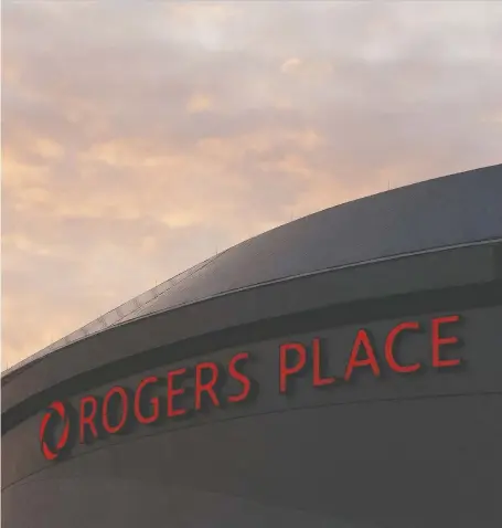  ?? IAN KUCERAK FILES ?? Edmonton’s state-of-the-art Rogers Place would be the perfect facility to host NHL playoff games in isolation, Terry Jones says.