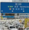  ?? Foto: dpa ?? Viel Verkehr? Nicht auf Spaniens kosten pflichtige­n Maut Autobahnen.