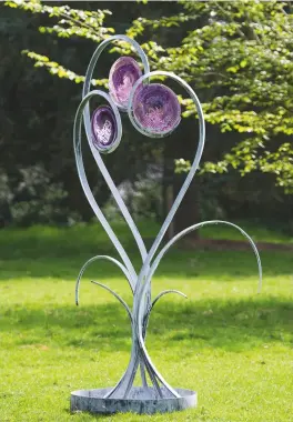  ??  ?? Fig 5: Unfurl by artist-blacksmith Jenny Pickford at £3,200