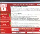  ??  ?? THREAT Hackers’ menacing pop-up