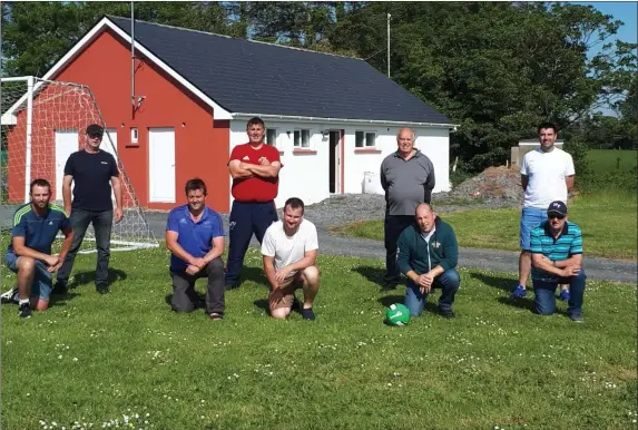  ??  ?? The Lenamore Rovers club committee at their home ground. Standing, from left, are Mike Hanrahan, Ruairi Dennehy, Micheal Dennehy and Sean Lynch. Front, from left, are Steve Donegan, Liam Donegan, Pat Kennelly, team manager Tony Fennell, and Paul Murphy. Missing from photo is Gary Foran.