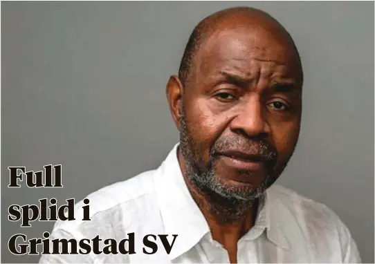  ??  ?? OMSTRIDT: Issifou Koanda er Grimstad SVs nummer en, og dermed ordførerka­ndidat.