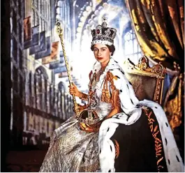  ?? / Cecil Beaton/history.com ?? Queen Elizabeth II’S coronation in 1953.