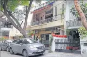  ?? SANCHIT KHANNA/HT PHOTO ?? The house where Anshum Gupta, 31, lived with his family in south Delhi’s GKI.