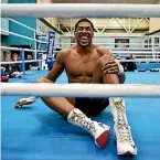  ?? GETTY IMAGES ?? British boxing superstar Anthony Joshua has every reason to smile with a $38 million payday looming for his unificatio­n fight with Joseph Parker.