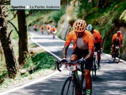  ??  ?? The Coll de La Gallina puts almost everyone in the red… and there are two more climbs and 1,300m of ascent to go