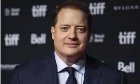  ?? Photograph: Arthur Mola/Invi ?? Brendan Fraser at the Toronto Internatio­nal film festival in September. Fraser won’t attend the Golden Globes, even if nominated for an award.