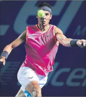  ?? FOTO: GETTY ?? Nadal afronta Indian Wells tras perder en octavos de Acapulco contra Kyrgios