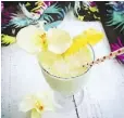  ??  ?? Ivana Locke First-time Gastropost­er This smoothie is a tropical beach vacation in a glass