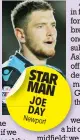  ??  ?? STAR MAN JOE DAY Newpo
rt